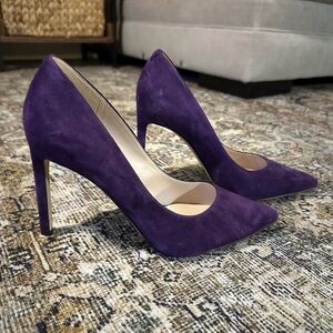Nine West Purple Suede Pumps